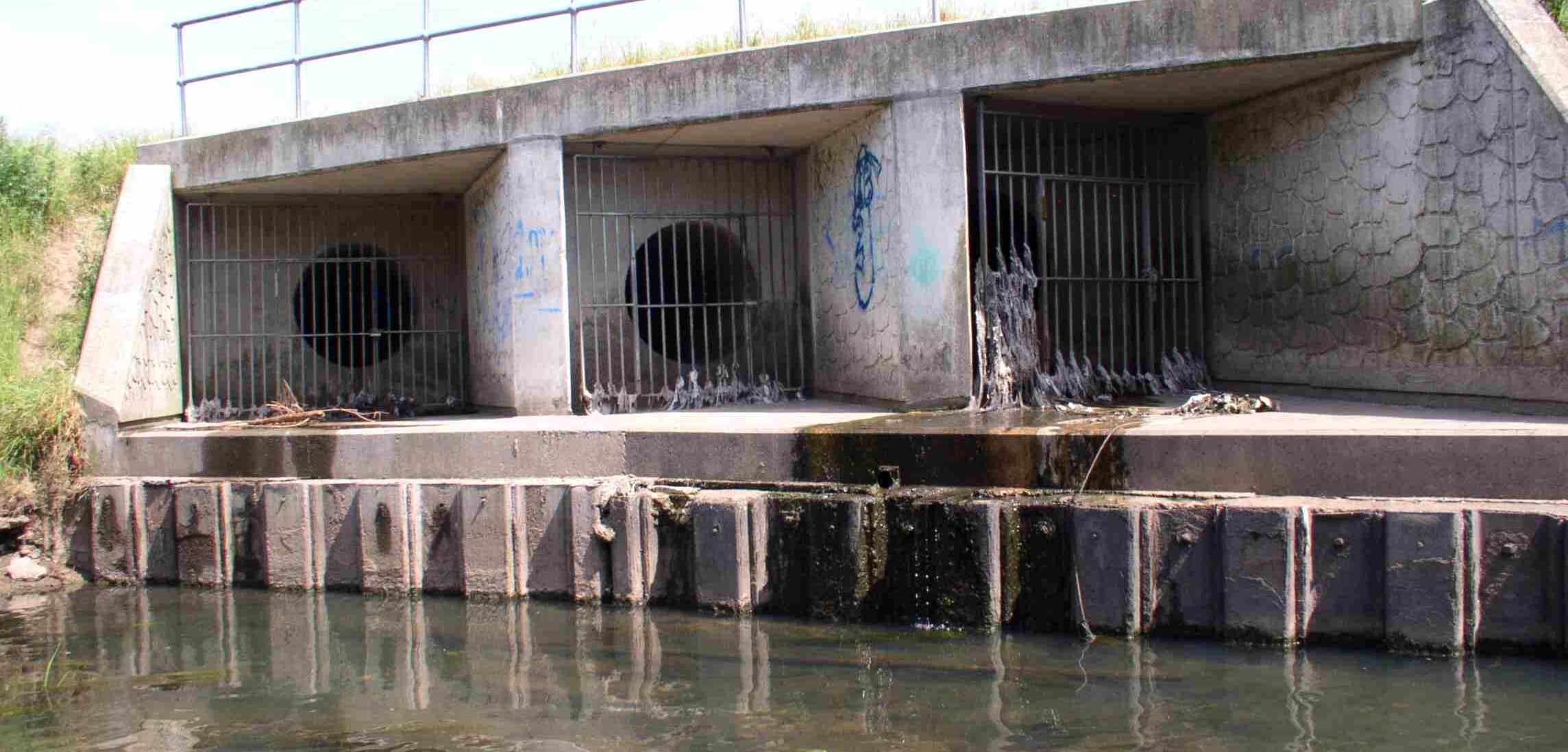 Three large Combined Sewage Overflows